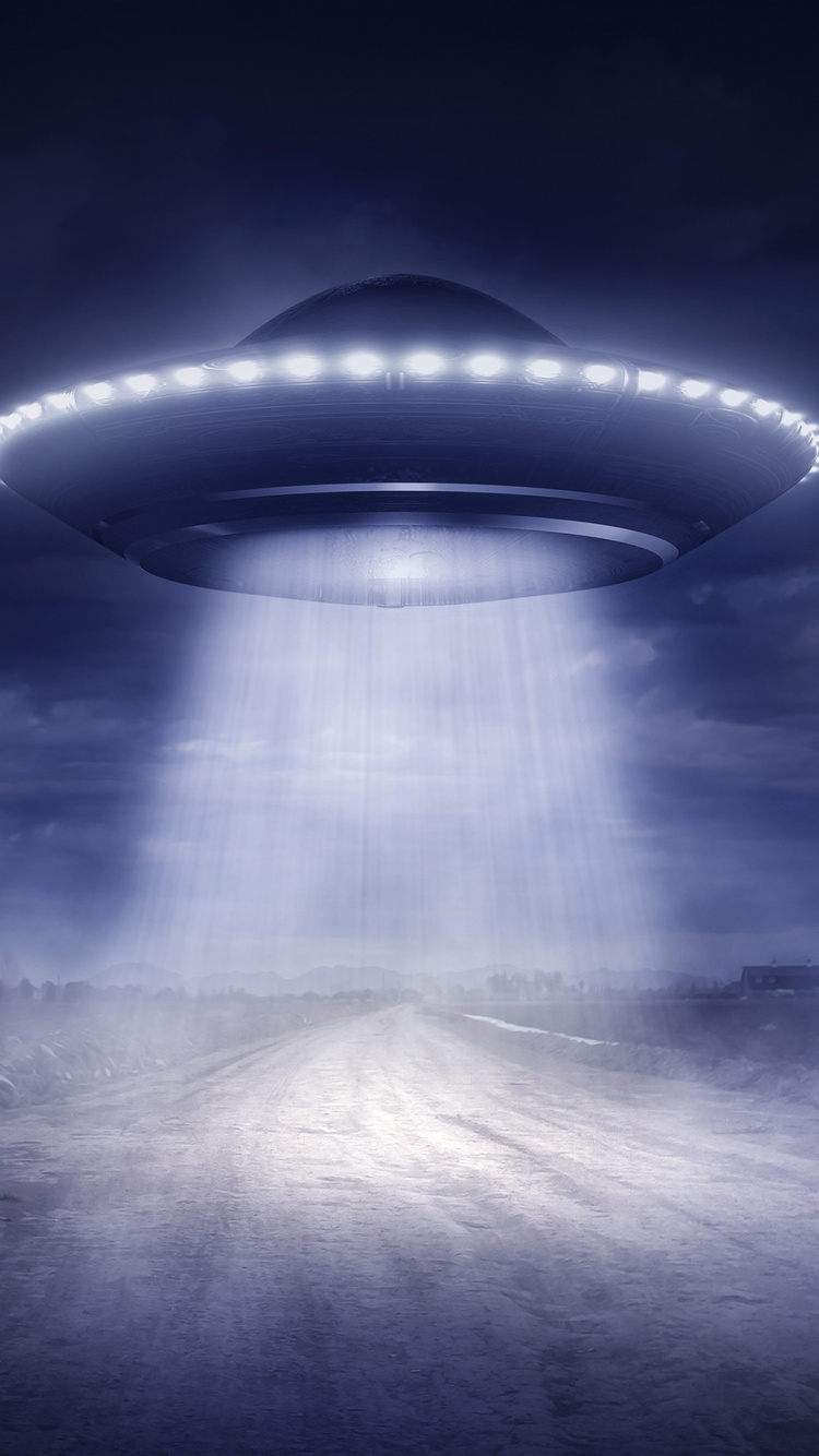 Ufo Illustration iPhone 6, iPhone 6S, iPhone 7 HD 4k Wallpaper, Image, Background, Photo and Picture