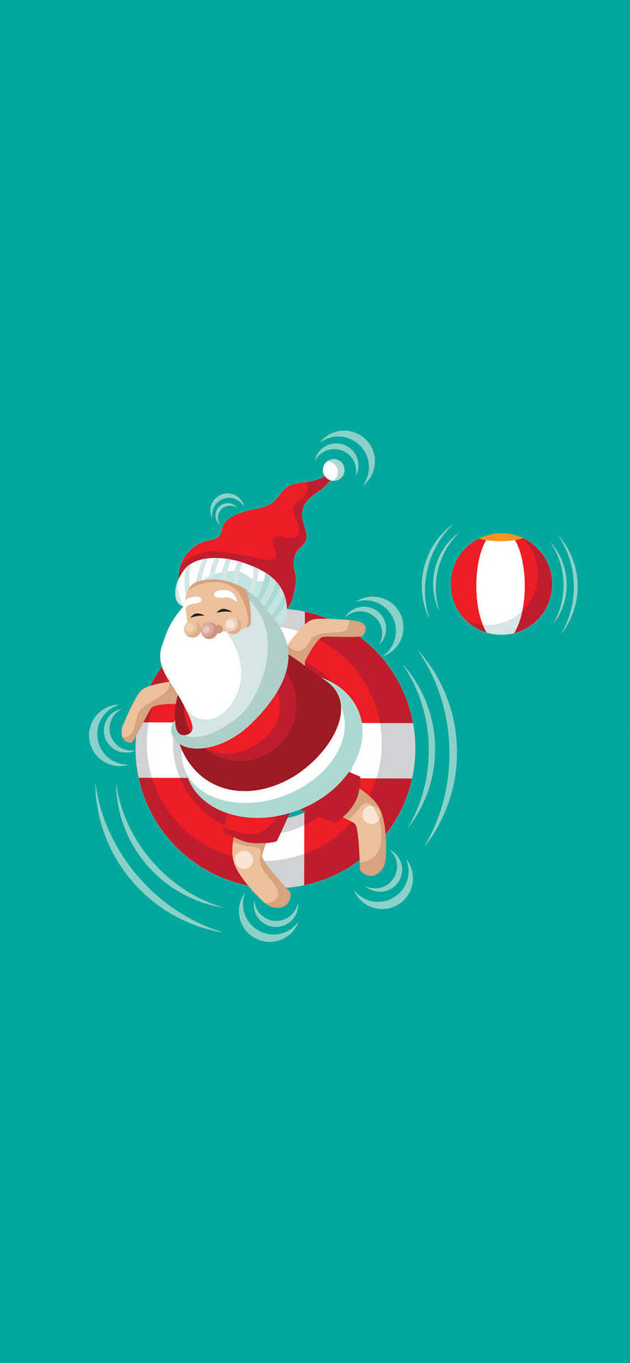 Download Santa Claus Aesthetic Christmas iPhone Wallpaper
