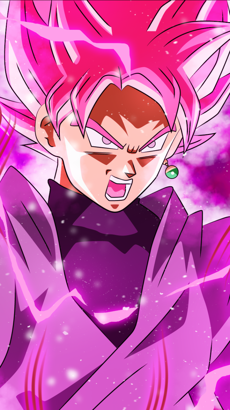 Download Dragon Ball Super Saiyan Rosé Black Goku Anime Dragon Ball Super Phone Wallpaper