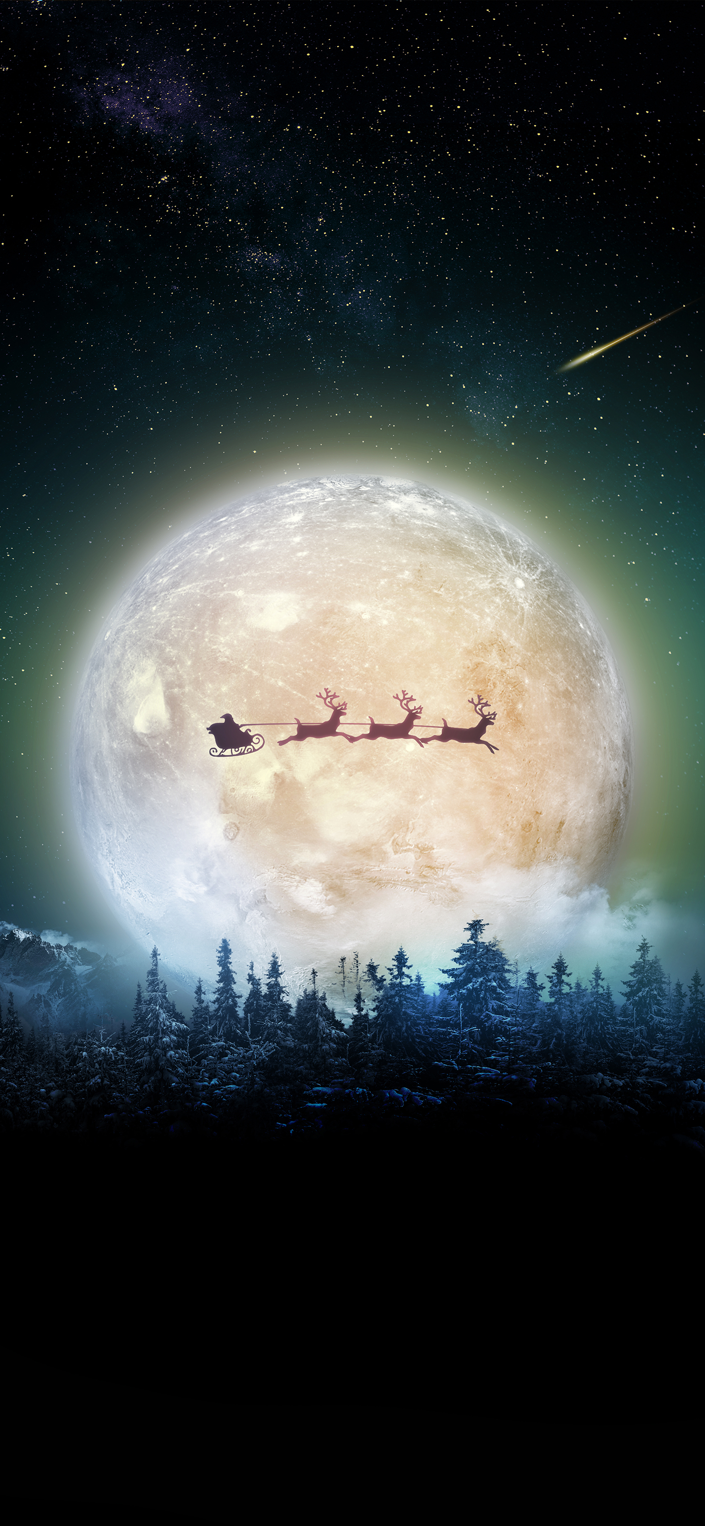 Festive Christmas iPhone wallpaper pack