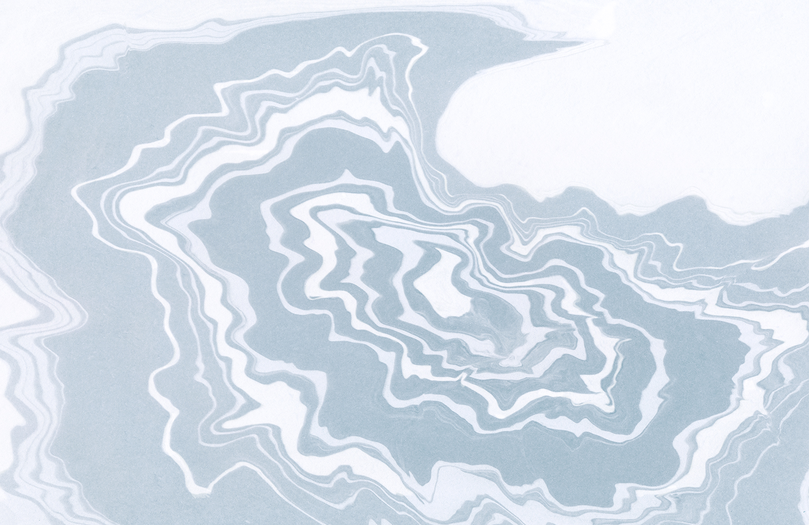 Blue Japanese Marbled Art Wallpaper Mural