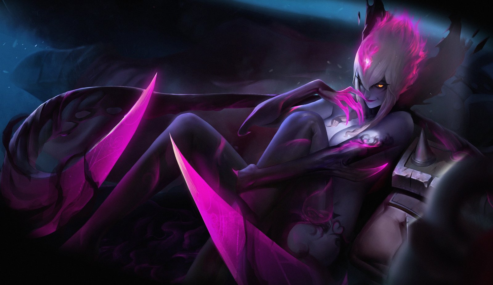 Evelynn. Wallpaper & Fan Arts. League Of Legends