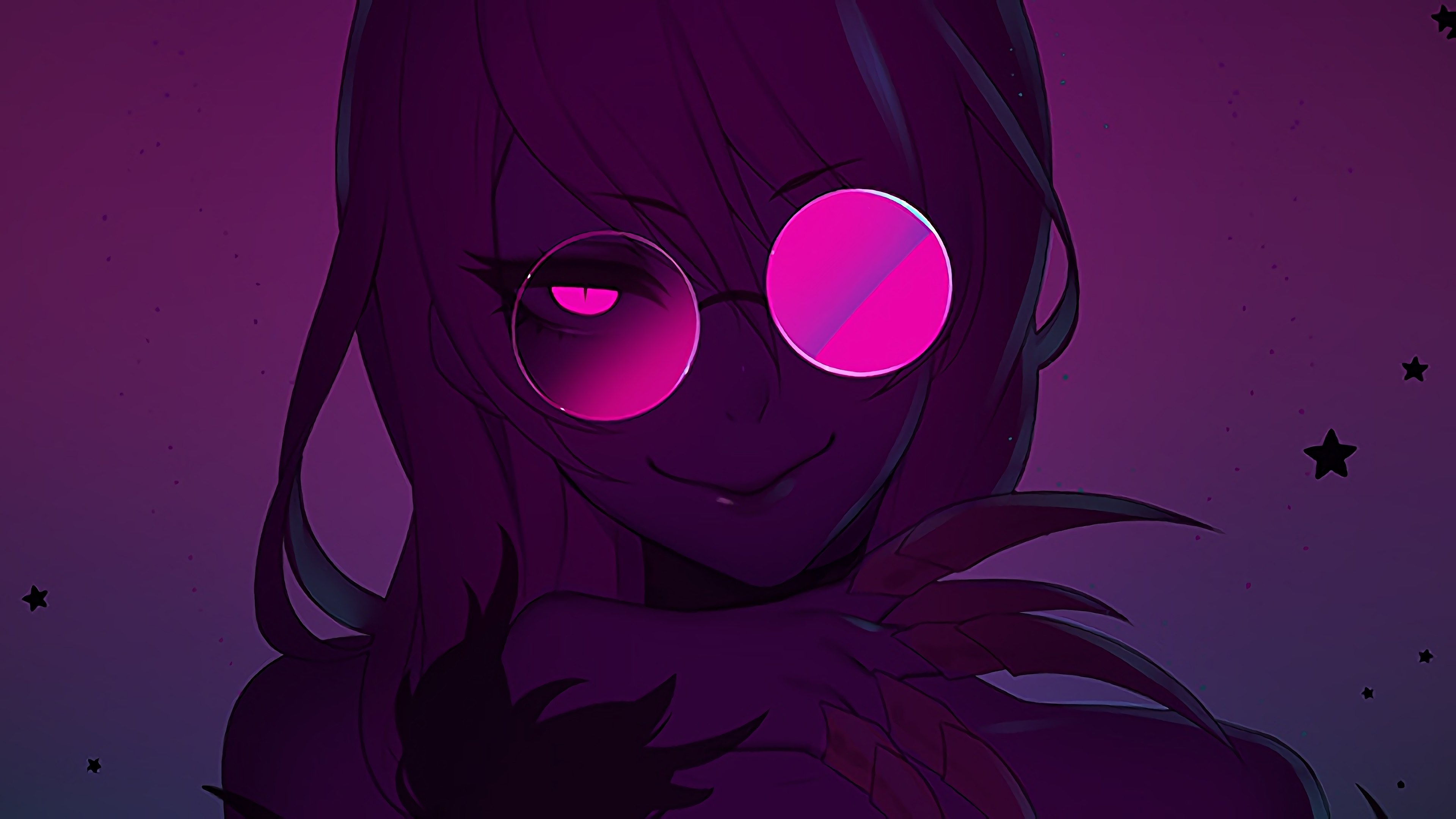 Wallpaper, League of Legends, video games, Evelynn League of Legends, purple background 3840x2160