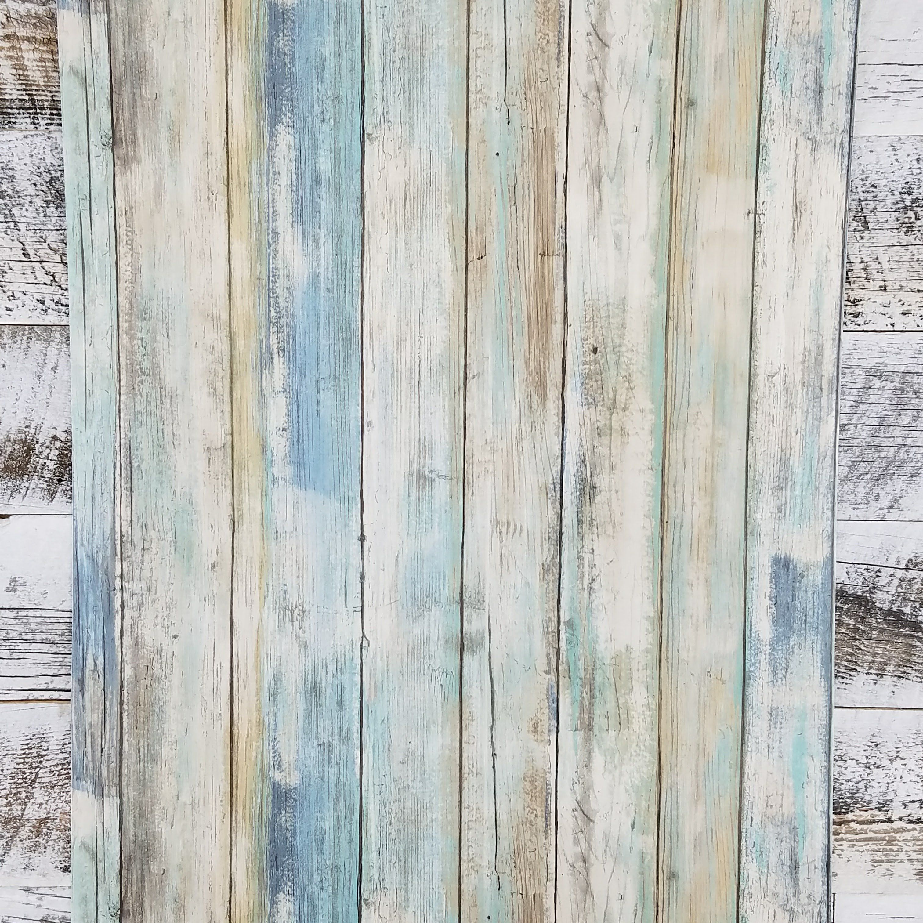 Blue Distressed Barnwood Plank Wood Peel and Stick Wallpaper. Wood wallpaper, Distressed wood wallpaper, Peel and stick wallpaper