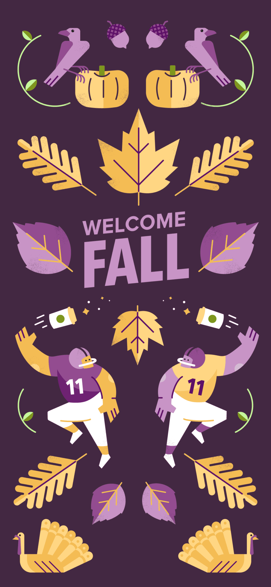 Hello Fall Wallpaper ⋆ Eleven Peppers Studios