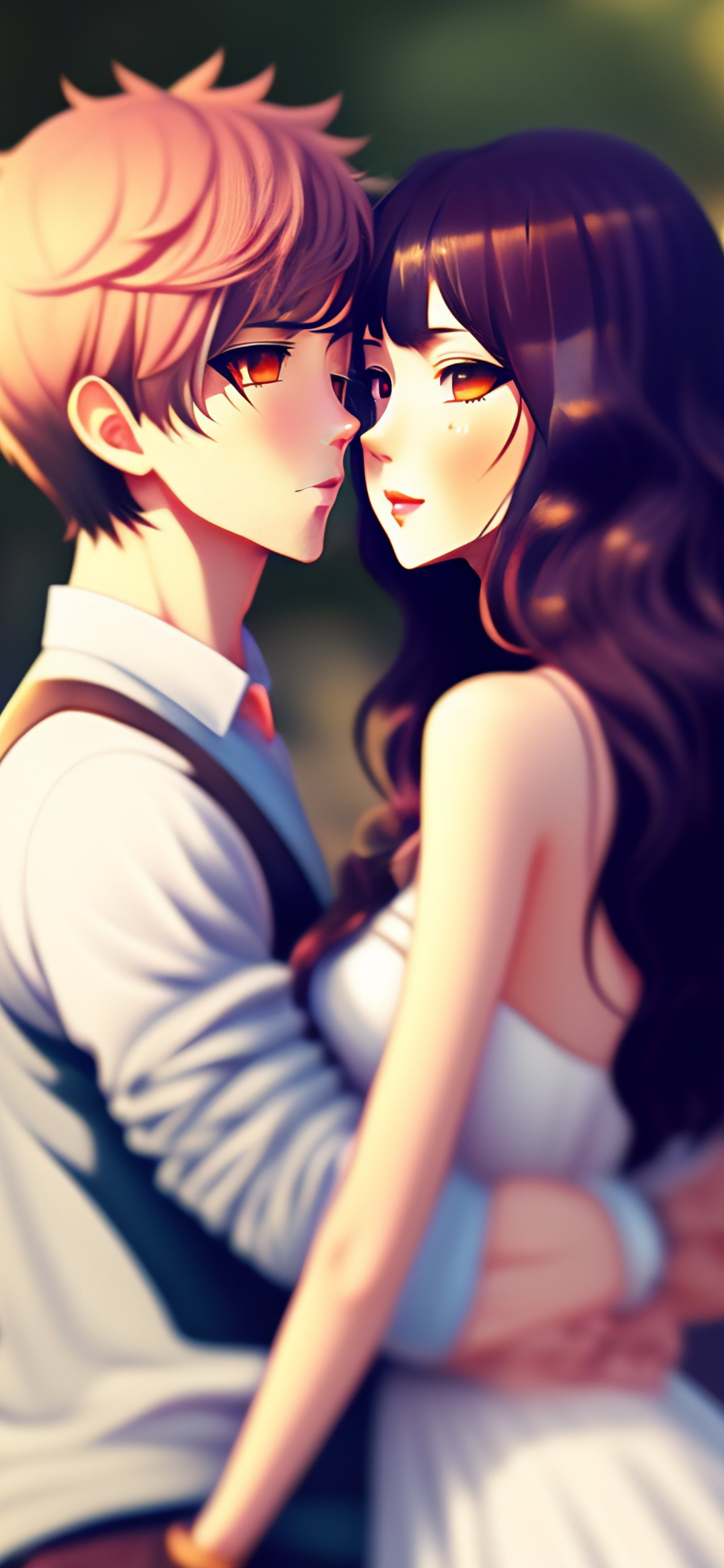 Anime Love iPhone Wallpaper