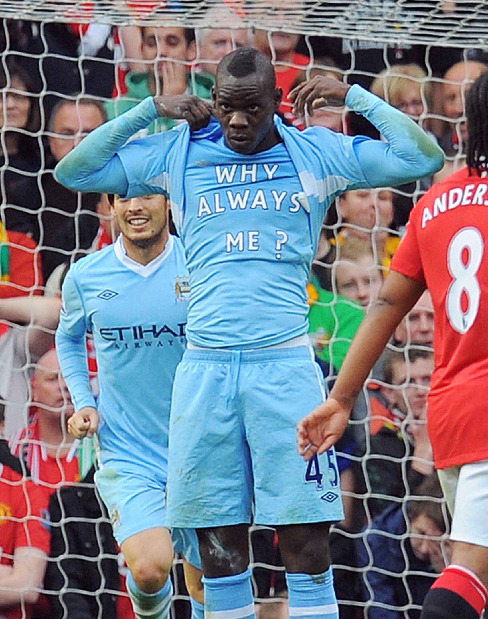 Mario Balotelli 'why Always Me' Print 8x10 Canada. Why always me, Football players image, World athletics