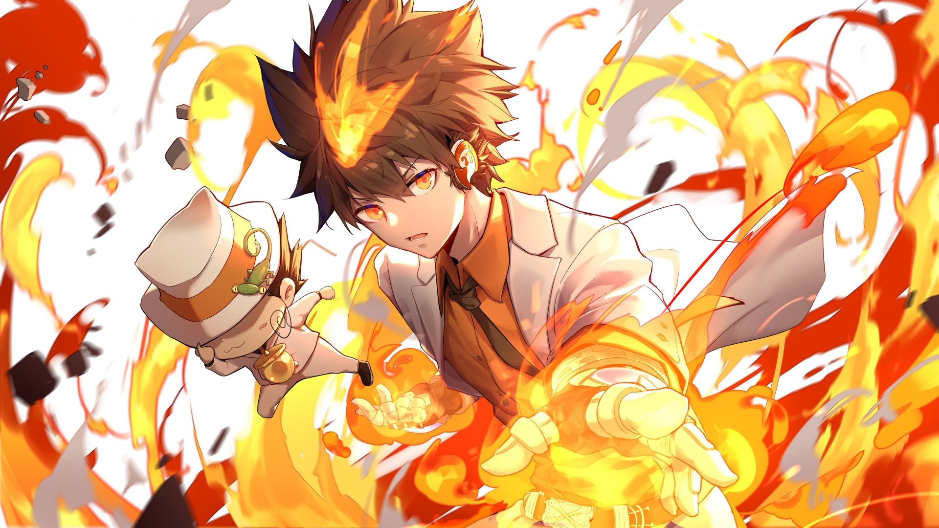 Reborn (Katekyō Hitman Reborn!) HD Wallpaper and Background