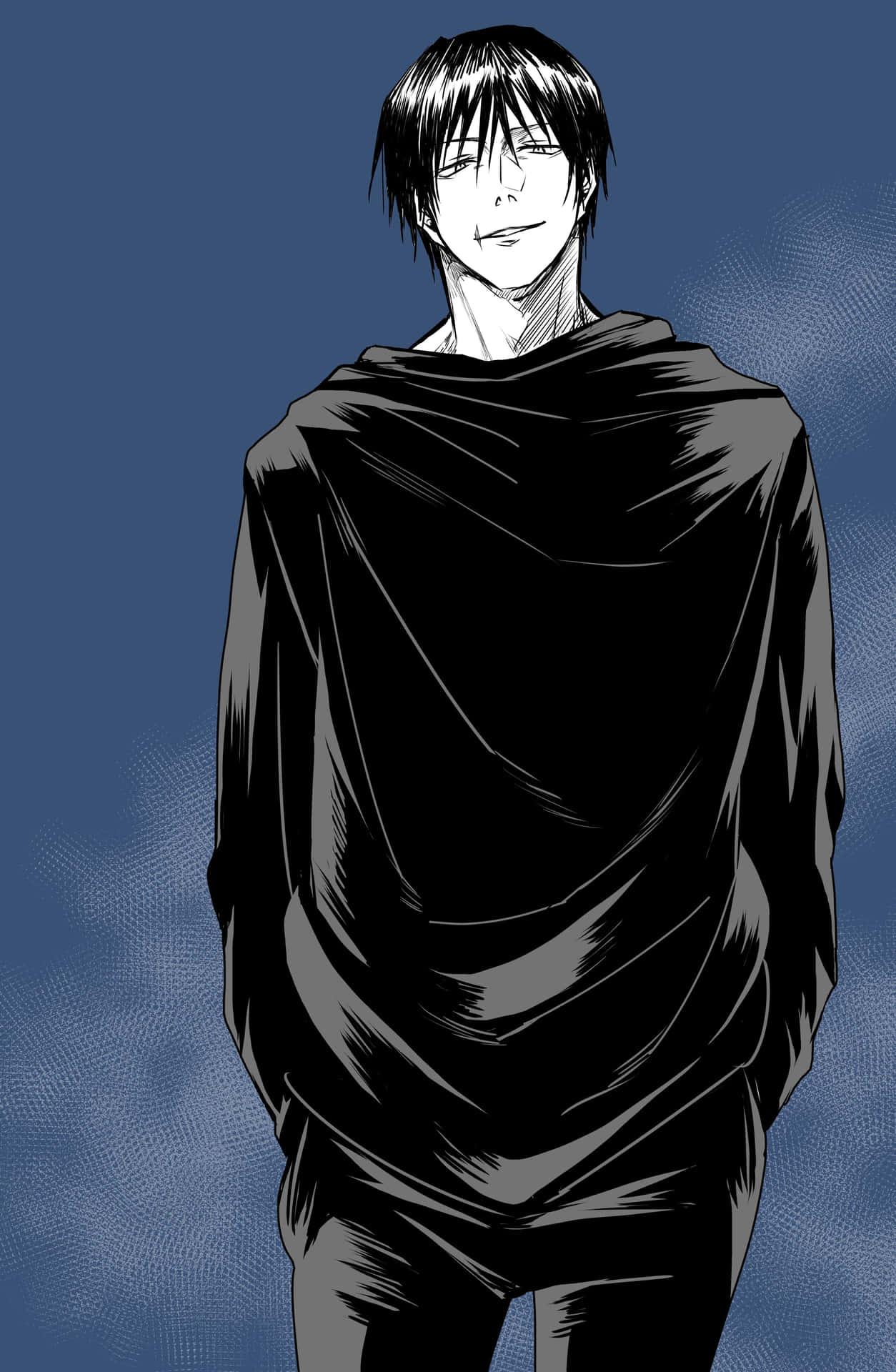 Download Toji Fushiguro in Action Wallpaper