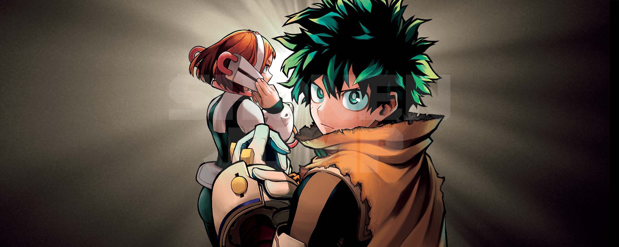 Atsu Jump Cover: My Hero Academia artwork official header version