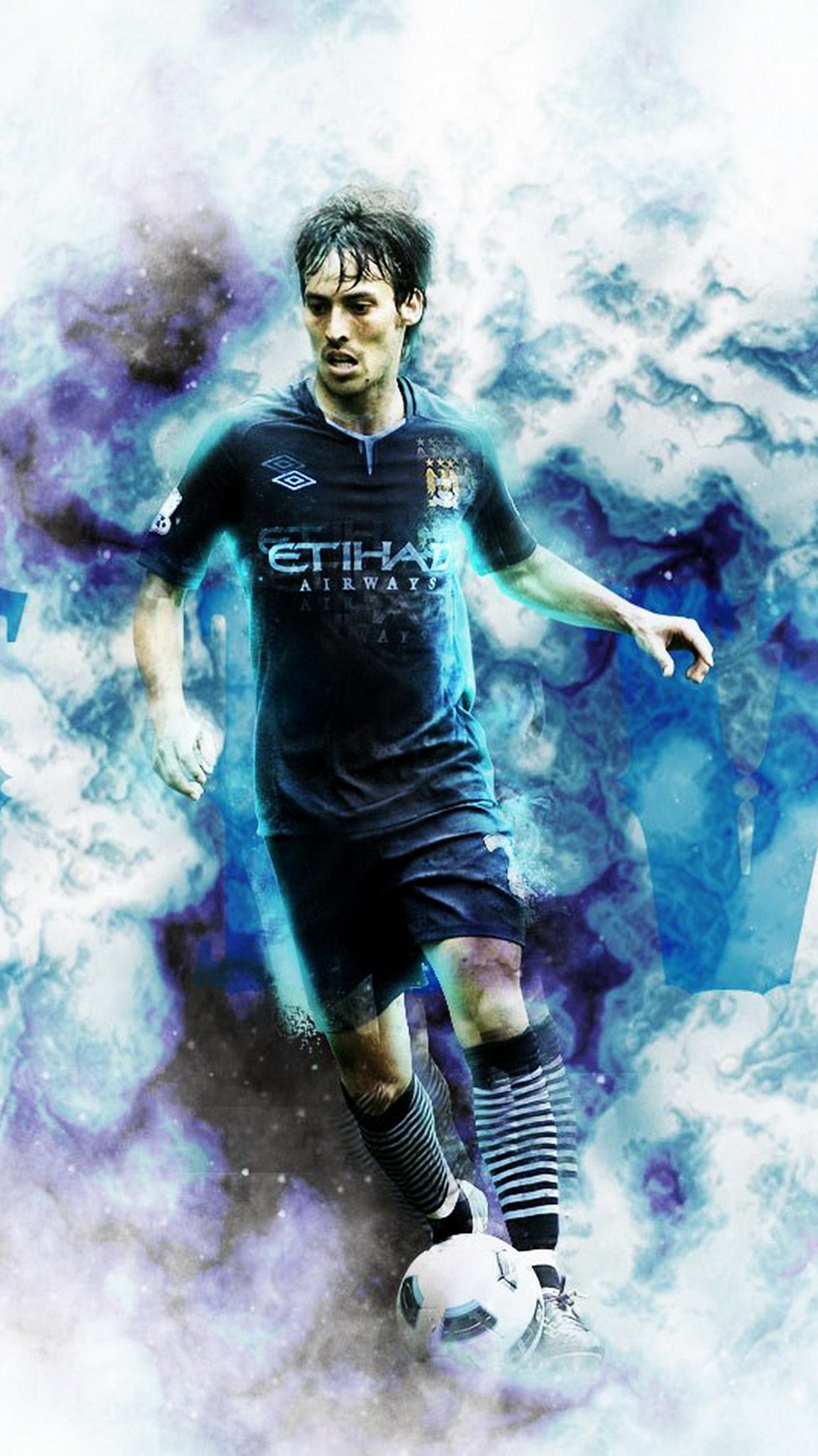 Football David Silva Wallpaper for iPhone 11, Pro Max, X, 8, 7, 6