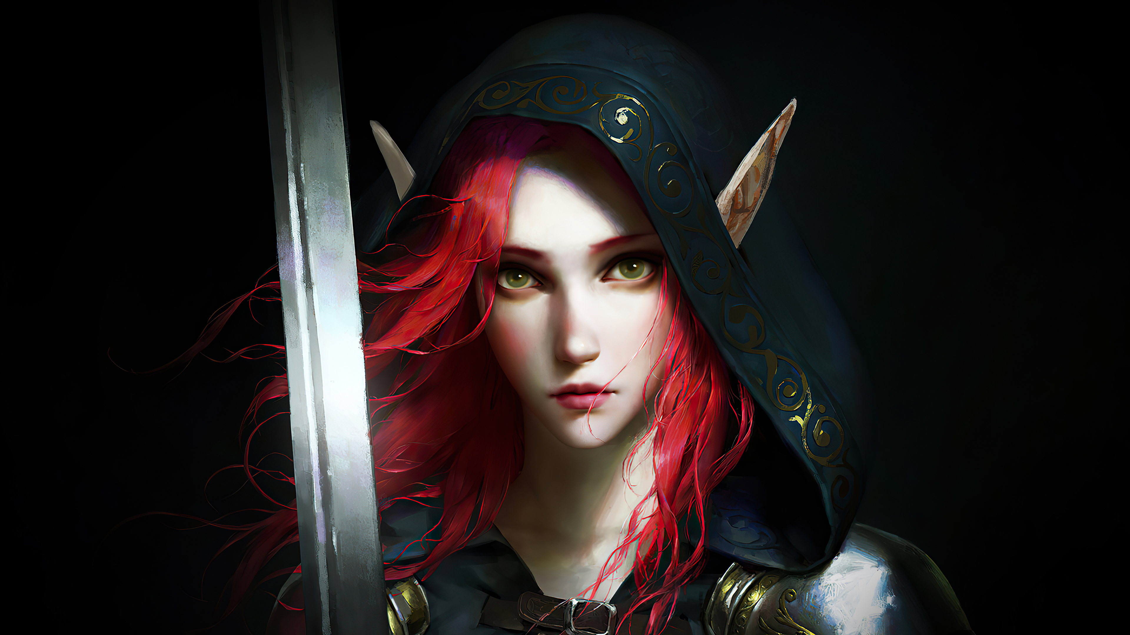 Fantasy Elf 4k Ultra HD Wallpaper