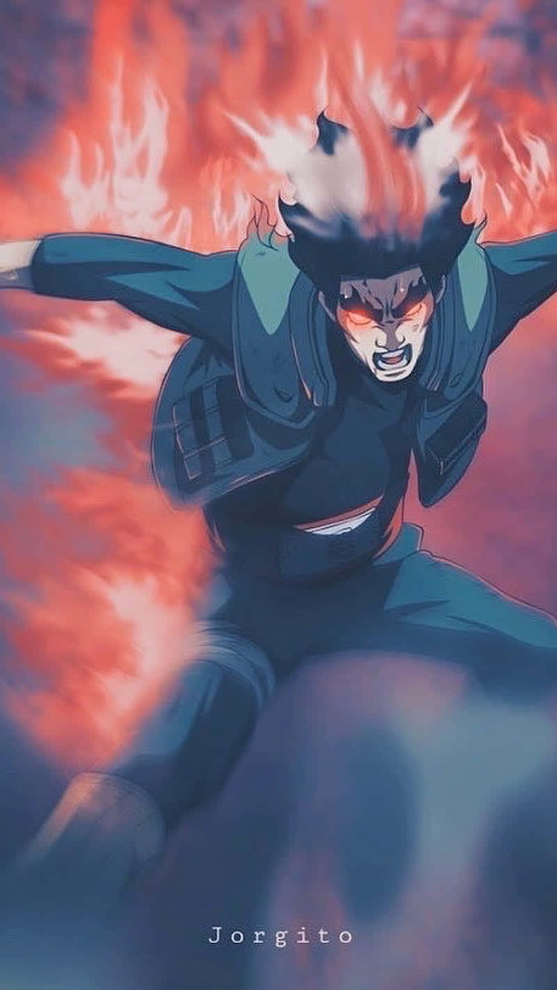 Download Might Guy Assembles Ninja Army For Spectacular Battle Wallpaper