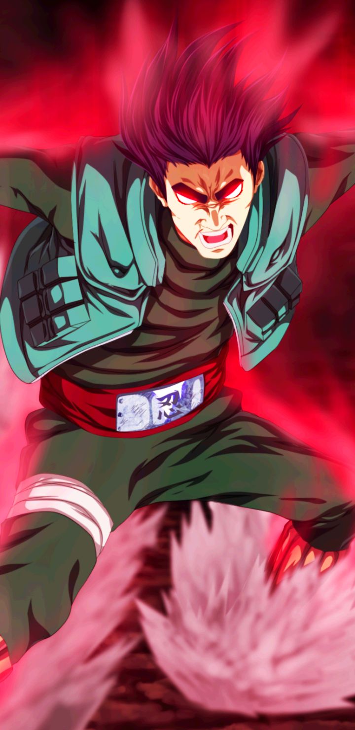 Mobile wallpaper: Anime, Naruto, Might Guy, Eight Gates (Naruto), 1170614 download the picture for free