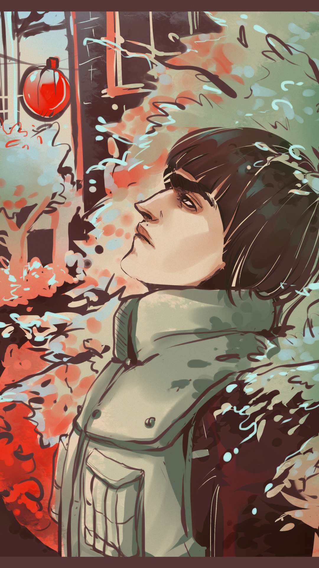 Might Guy Wallpaper for iPhone and Android