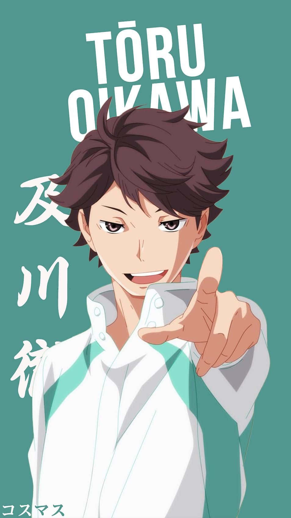 Download Haikyuu iPhone Toru Oikawa Digital Art Wallpaper