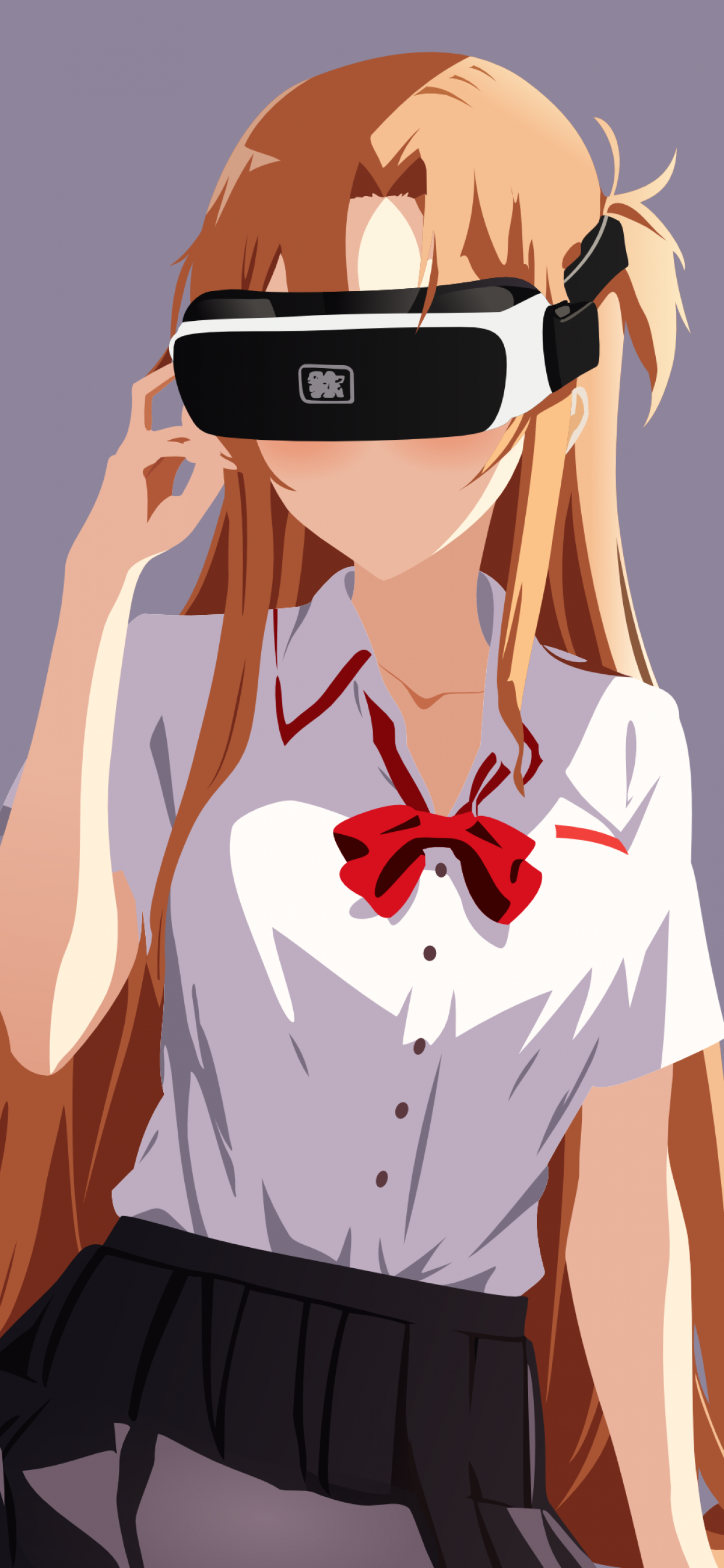 Asuna Wallpaper 4K, Minimalist, SAO, Sword Art Online