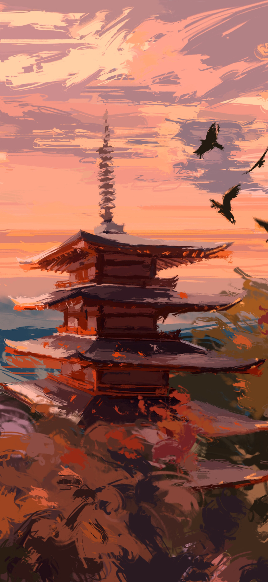 Mobile wallpaper: Anime, Japan, Shrine, 1412395 download the picture for free