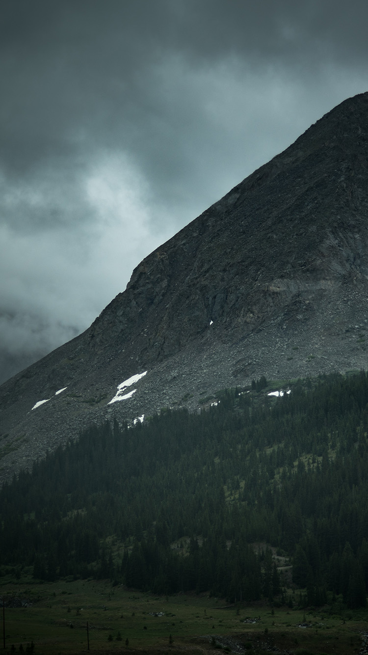 Nature Mountain Dark Wallpaper
