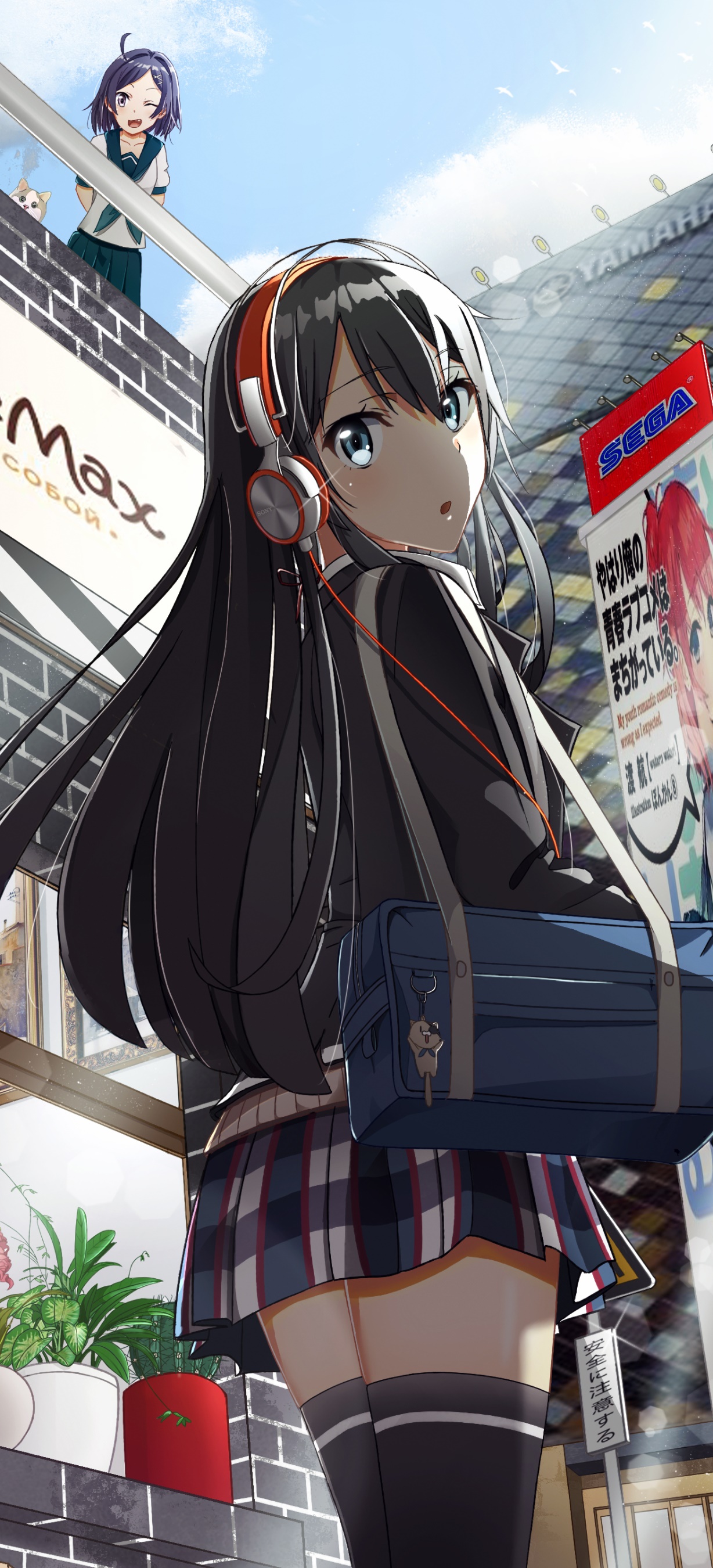 Wallpaper / Anime My Teen Romantic Comedy SNAFU, Yahari Ore No Seishun Love Comedy Wa Machigatteiru, Komachi Hikigaya, Yukino Yukinoshita, 1228x2700 Phone Wallpaper