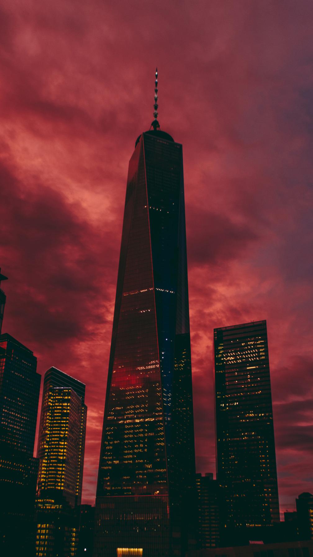 City skyscrapers wallpaper HD, r