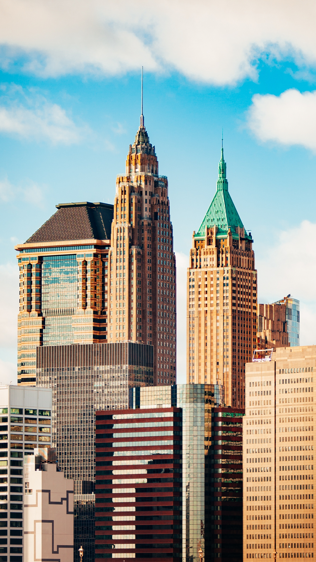 Skyscraper, Facade, New York iPhone Wallpaper