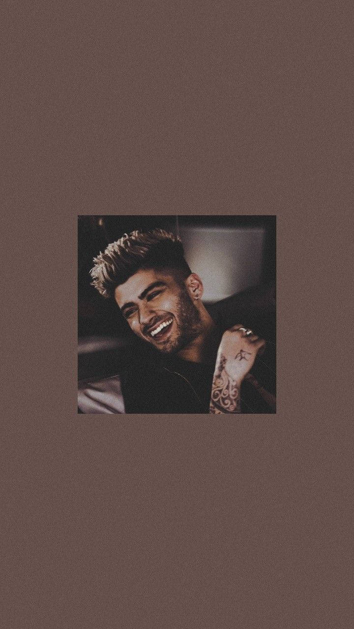 Download Aesthetic Brown Background Zayn iPhone Wallpaper