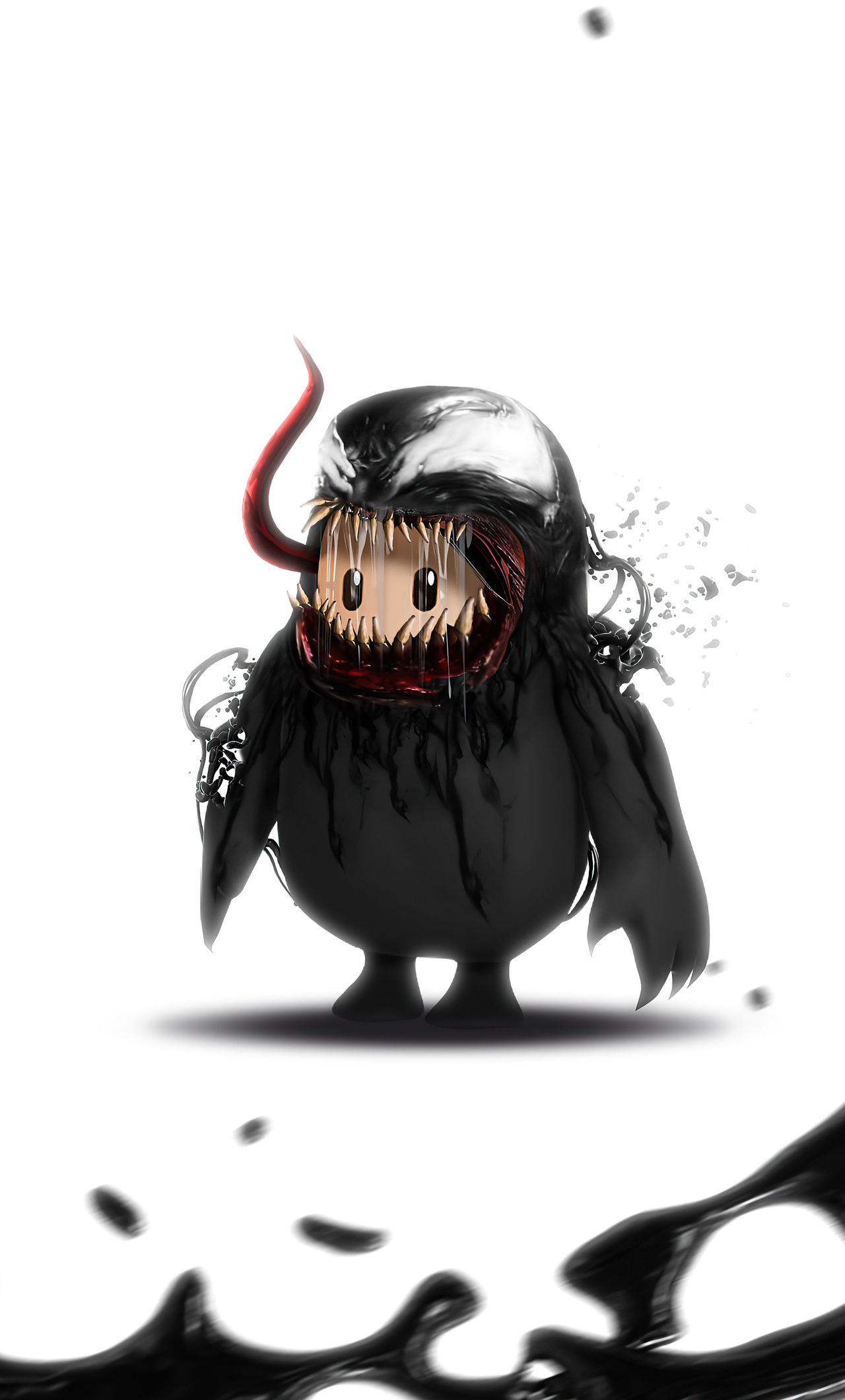 Venom Fall Guys iPhone HD 4k Wallpaper, Image, Background, Photo and Picture