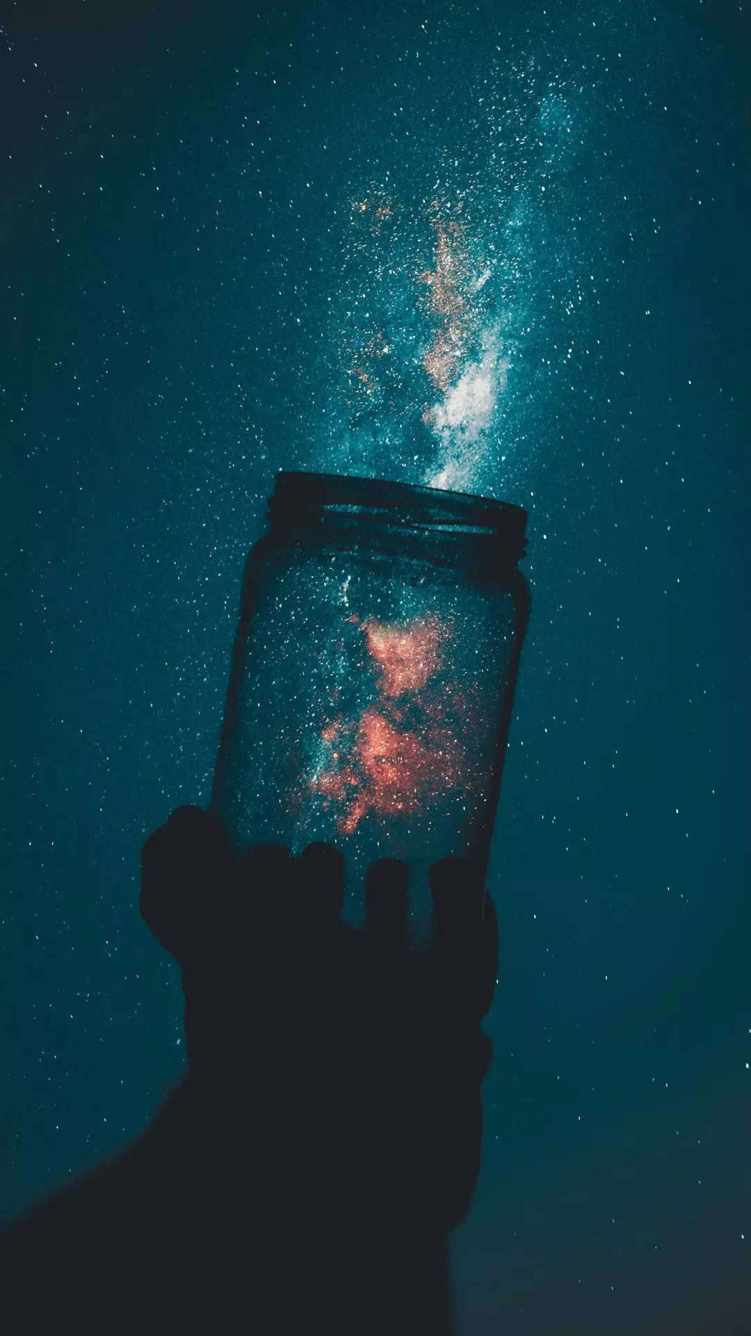 Dark Teal iPhone Wallpaper