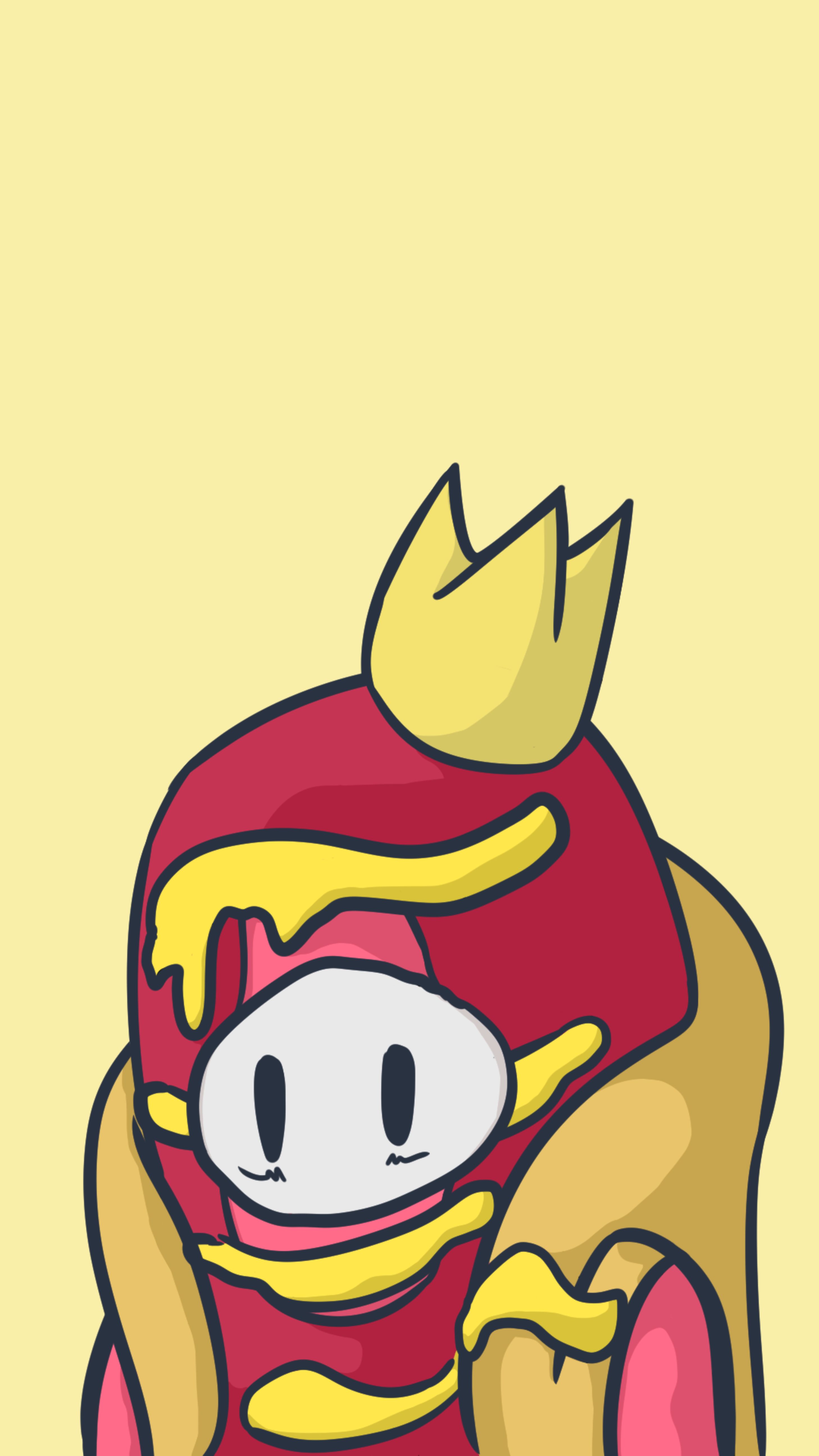 Fallguys Hotdog Skin Fanart. iPhone wallpaper illustration, Wallpaper iphone cute, Character wallpaper