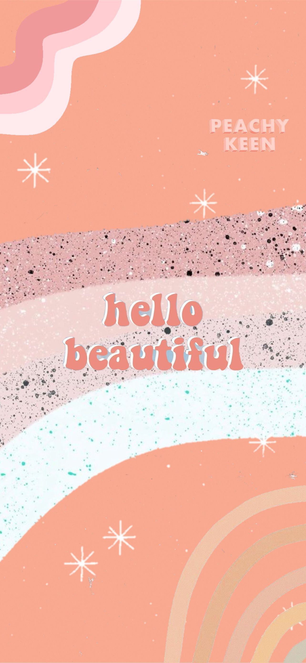 aesthetic peach iPhone Wallpaper Free Download