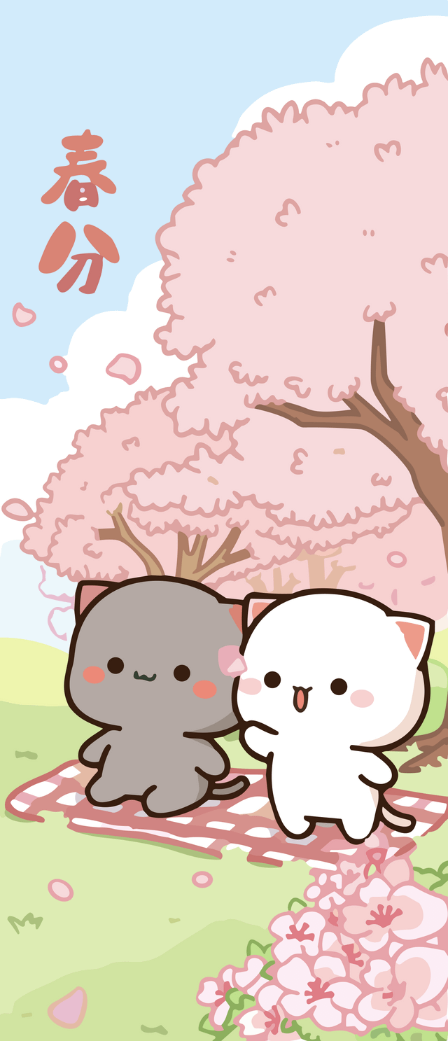 Peach and Goma wallpaper, r