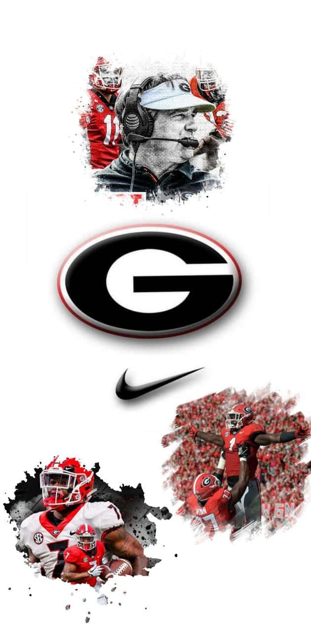 Download Georgia Bulldogs Phone Team And Nike Logo Wallpaper