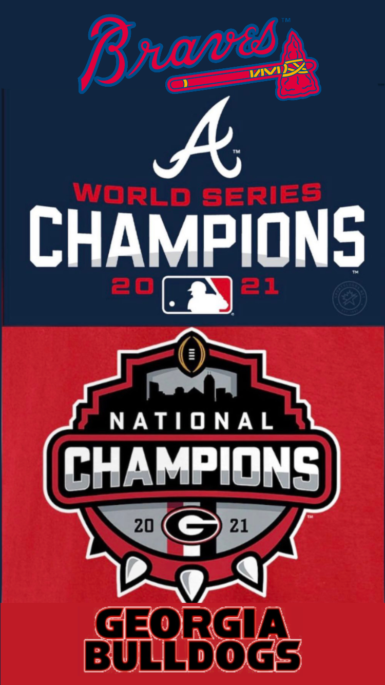 GATA National Champion Dawgs - #Dawgs State of Champions iPhone Wallpaper