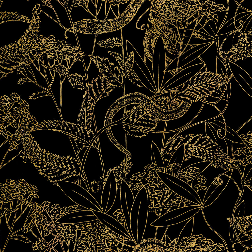 Looking for the perfect snake wallpaper? Look no further! Garden Snake by Poppy Print Studio
