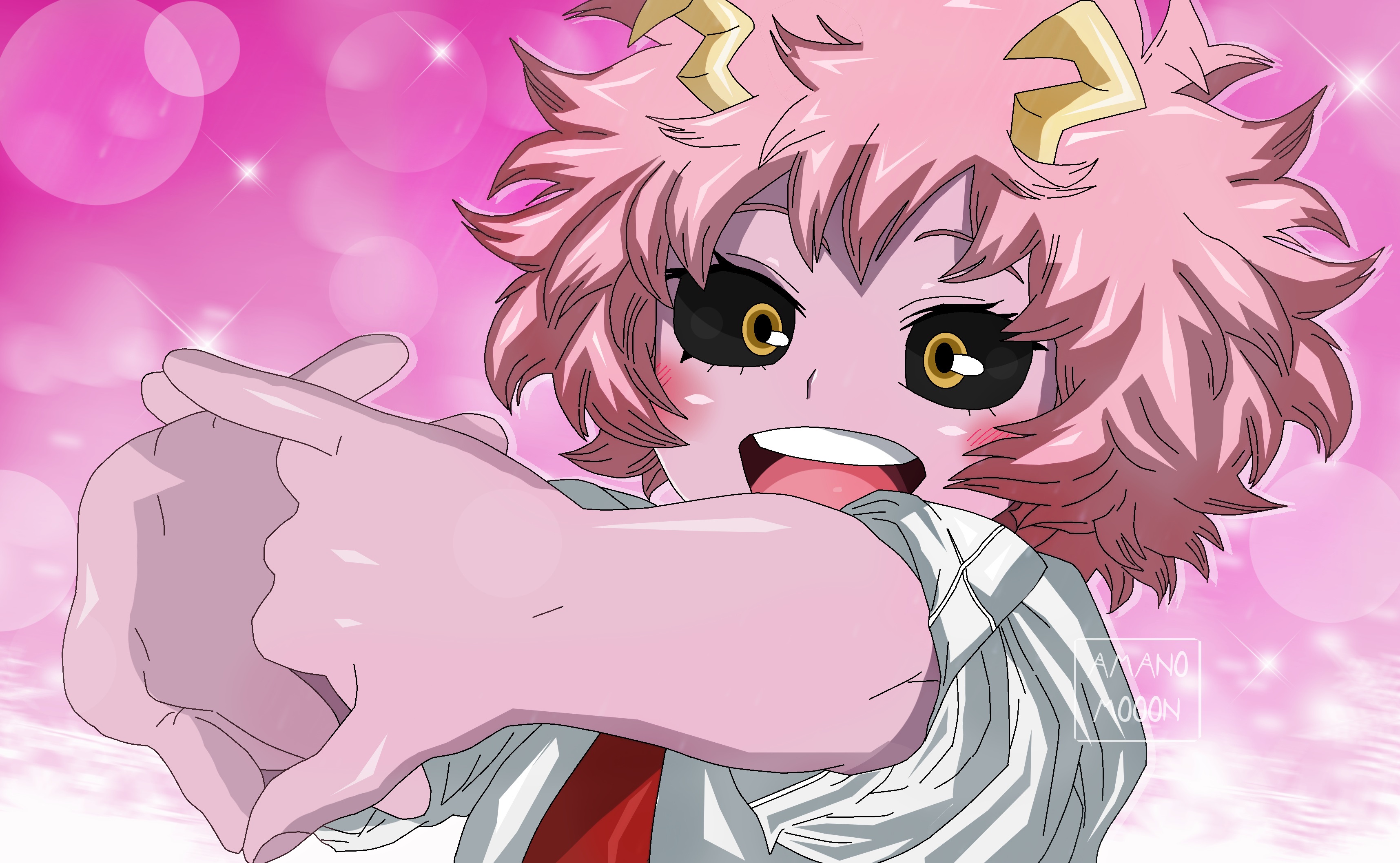 Download Mina Ashido Anime My Hero Academia HD Wallpaper