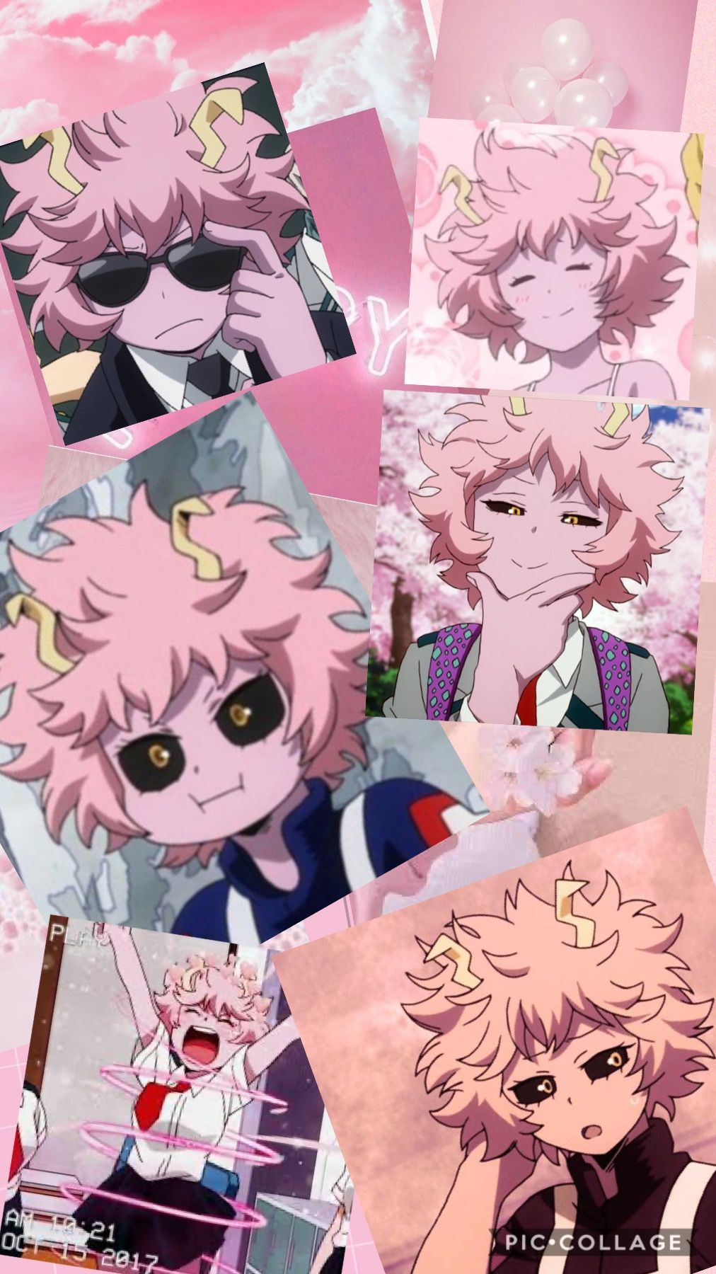 Aesthetic Mina Ashido wallpaper iPhone. Anime wallpaper, Anime, Aesthetic anime