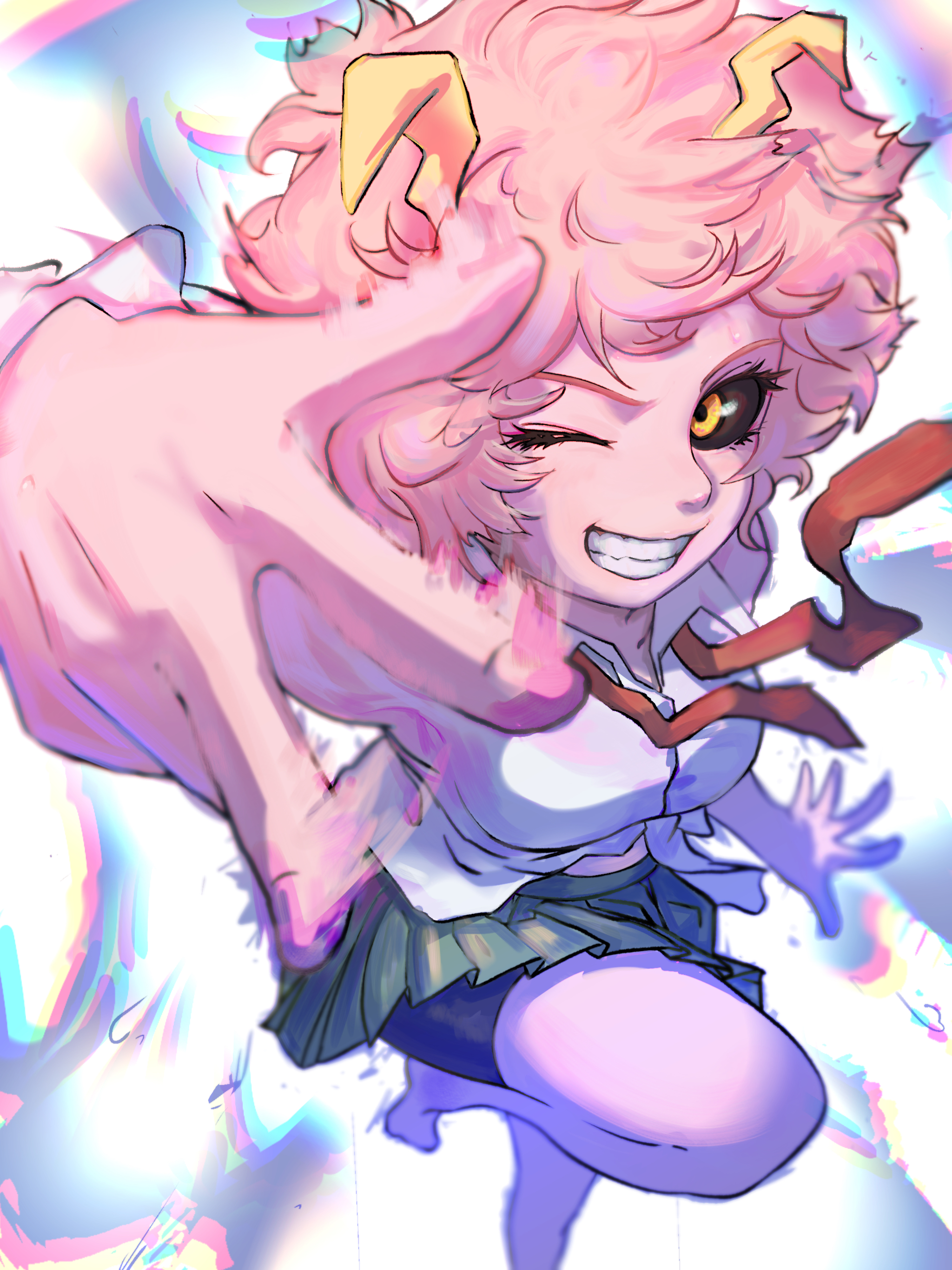 Ashido Mina, Mobile Wallpaper Anime Image Board