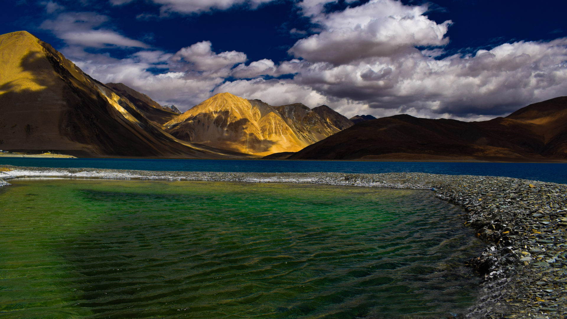 Desktop HD Wallpaper Pangong Tso Lake Ladakh Kashmir For Your XFCE Desktop