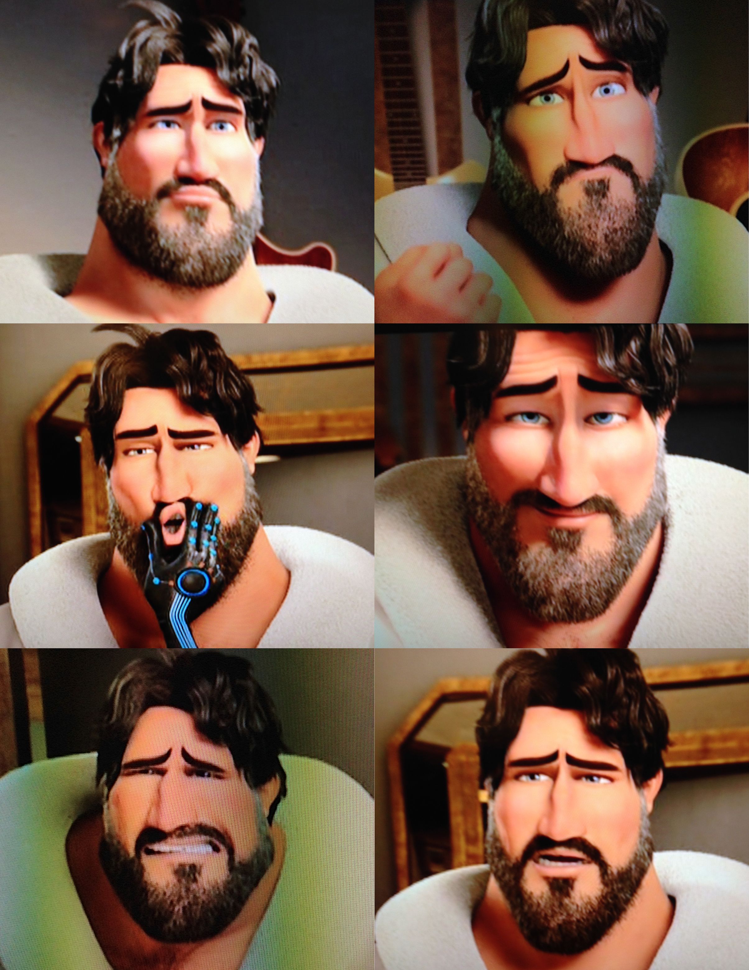 MetroMan from Dreamworks' animated film Megamind. After he gave up being a superhero and decided to kick bac. Animation film, Animated man, Dreamworks animation