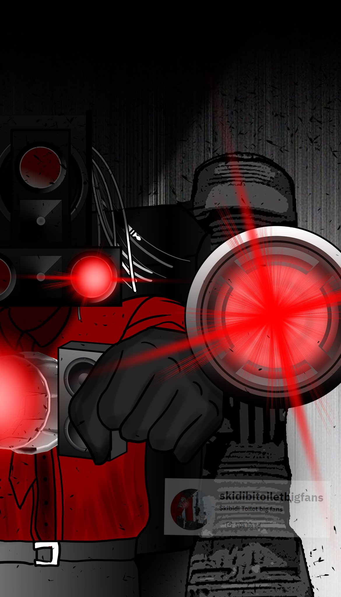 Love Draw Fanart Titan Speakerman Is Not Controlled, He Is Also Very Strong, Don't Underestimate Titan Speakerman Baka G Man, Bleee Oh, Oh, In My Story Titan Tvman Is Not