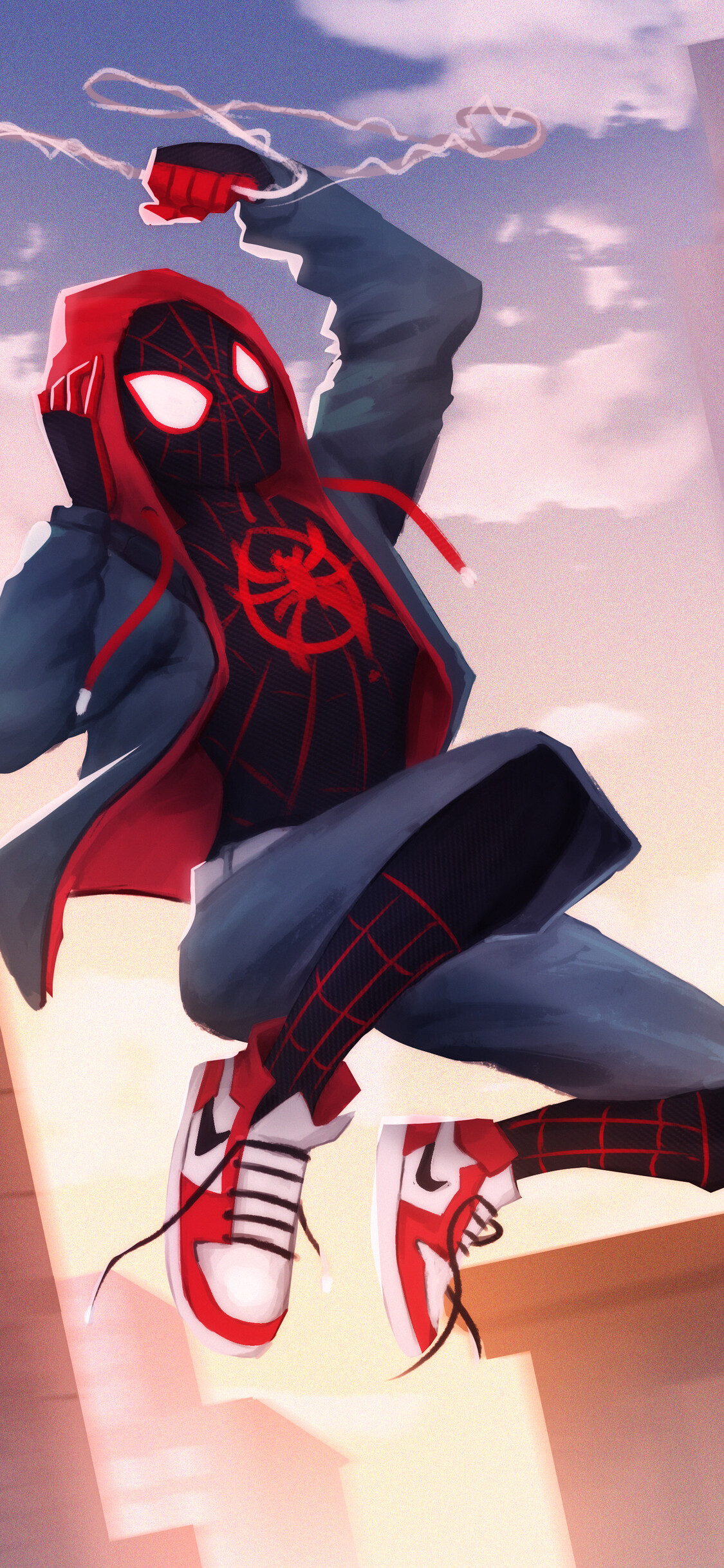 Spider Man Miles Morales iPhone XS, iPhone 10, iPhone X HD 4k Wallpaper, Image, Background, Photo and Picture