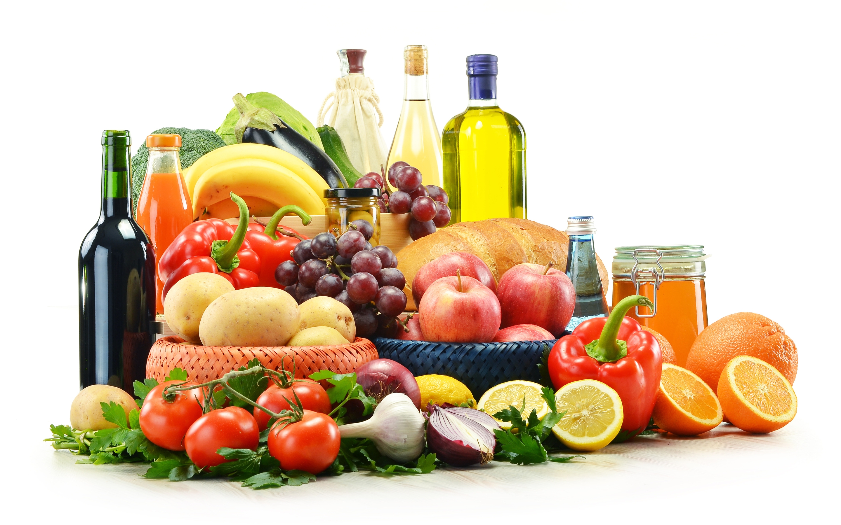 Good and Healthy Foods HD Wallpaper