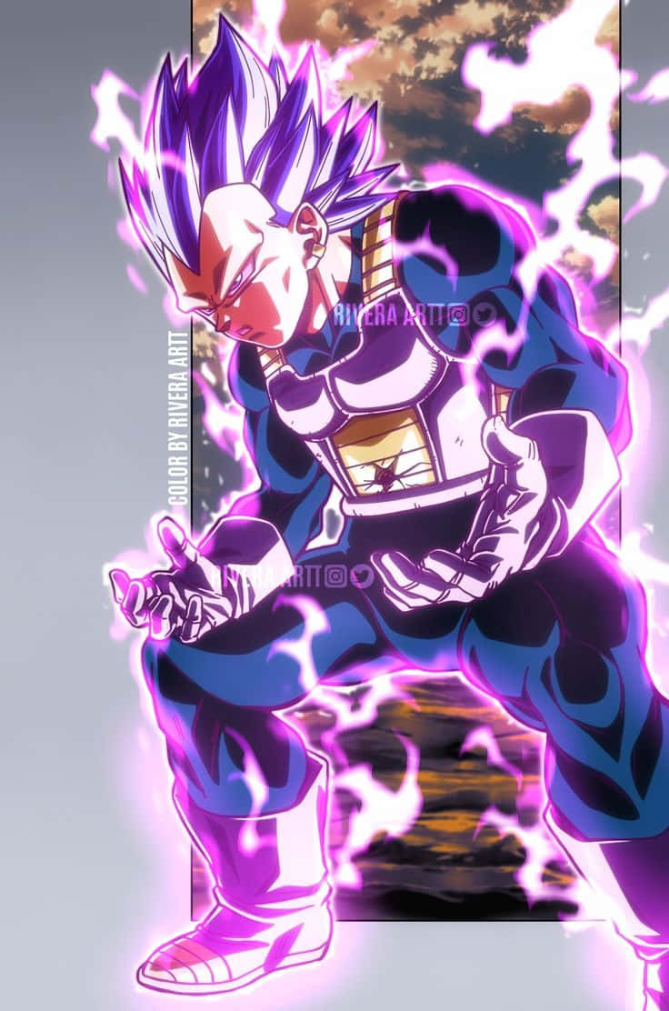 Download Vegeta Ultra Ego Ablaze Wallpaper