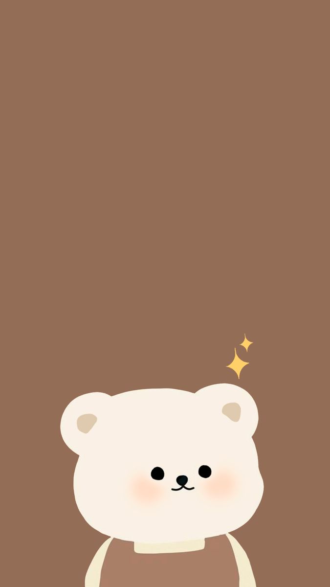 Oso home screen. Cute cartoon wallpaper, iPhone wallpaper kawaii, Cute wallpaper