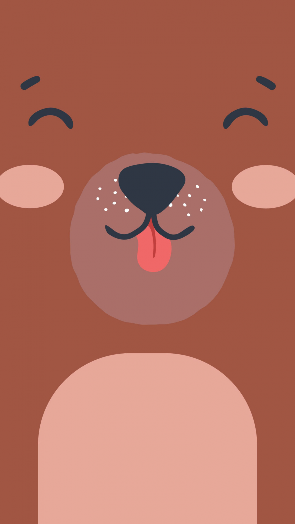 Cute Bear Wallpaper 4K, Brown aesthetic, Cute costume
