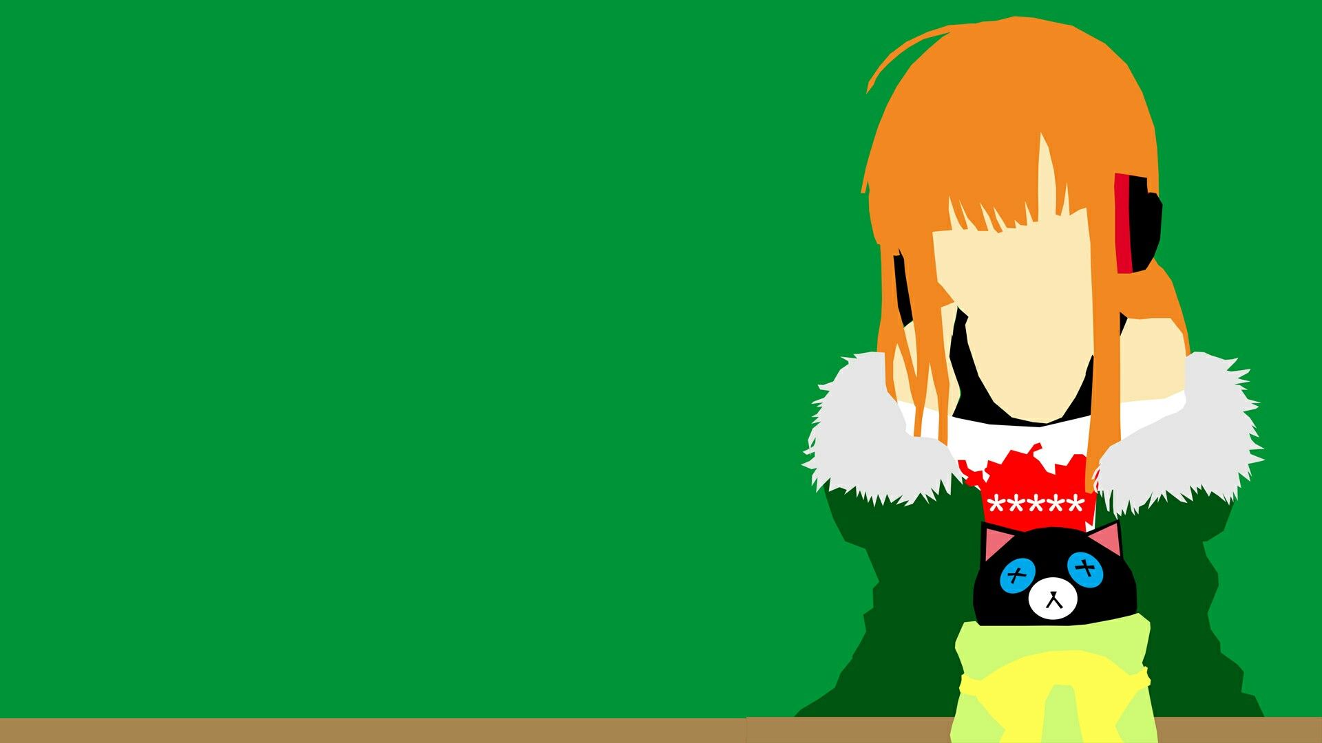 Futaba Sakura from Persona 5 Desktop Wallpaper. Vector artwork, Persona 5, Wallpaper