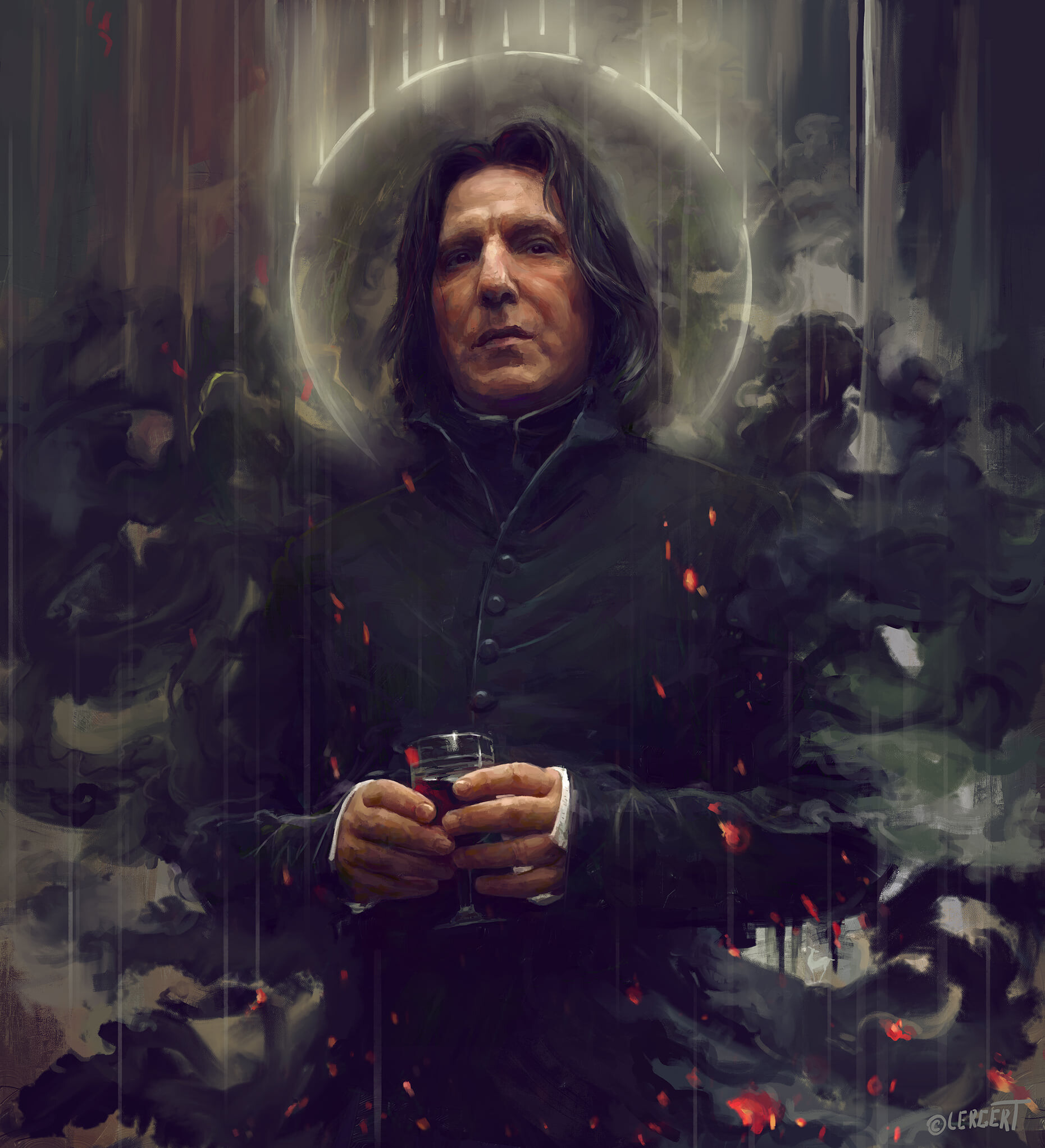 Severus Snape by Lerge Art. Digital
