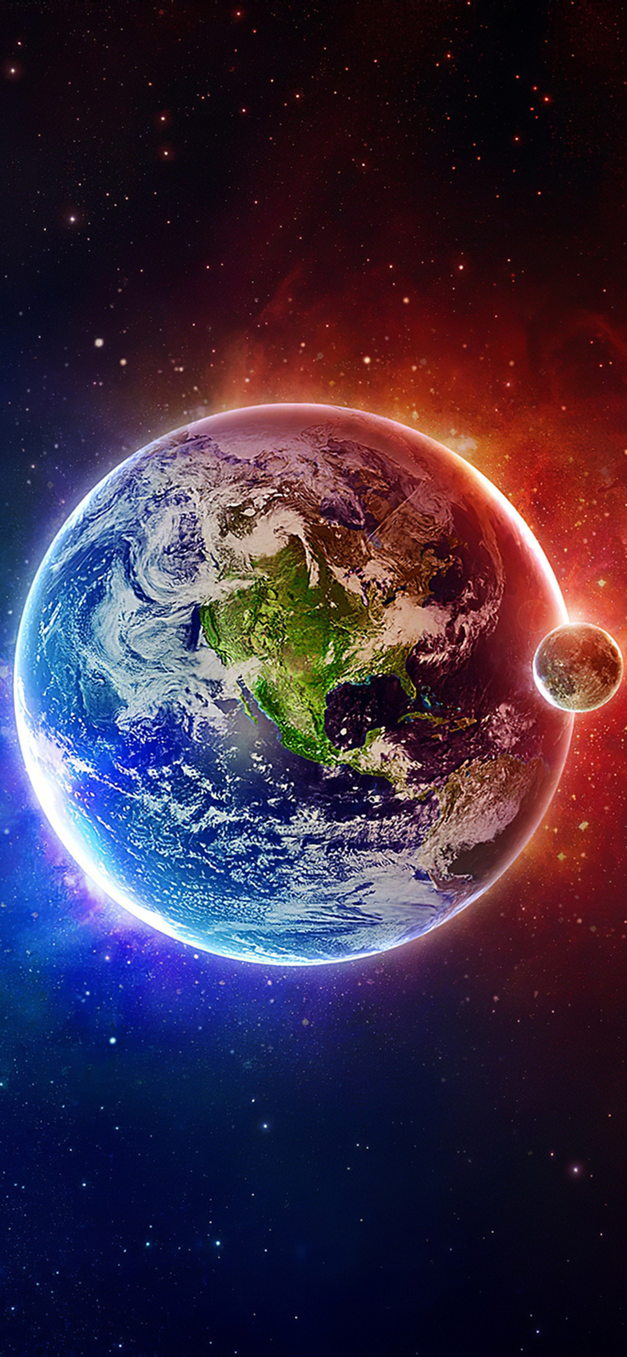 Earth Digital Art iPhone XS MAX HD 4k Wallpaper, Image, Background, Photo and Picture