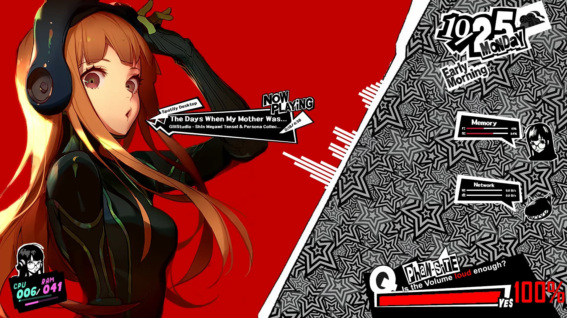 My first Persona 5 custom wallpaper (all the links in the comment section)